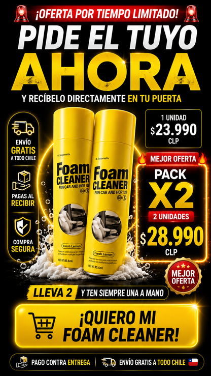 Espuma Limpiadora FOAM CLEANER™