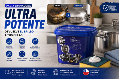 Pasta Limpiadora Ultra Potente para Ollas