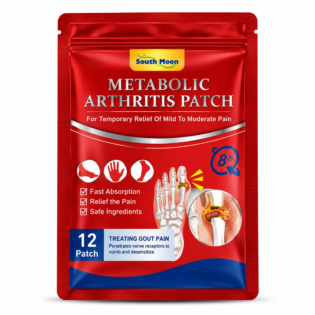 Pack de 3 Parches para Articulaciones y Artritis | 36 Unidades