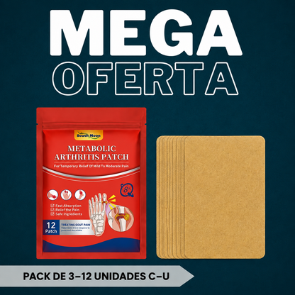 Pack de 3 Parches para Articulaciones y Artritis | 36 Unidades