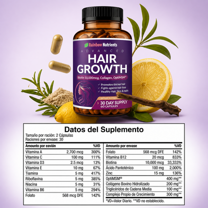 Hair Growth – Fortalecimiento y Cuidado Capilar