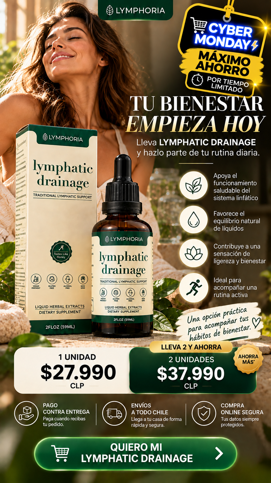 Lymphatic Drainage™ | Fórmula Herbal para el Bienestar Linfático