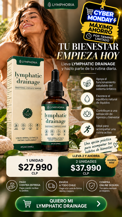 Lymphatic Drainage™ | Fórmula Herbal para el Bienestar Linfático