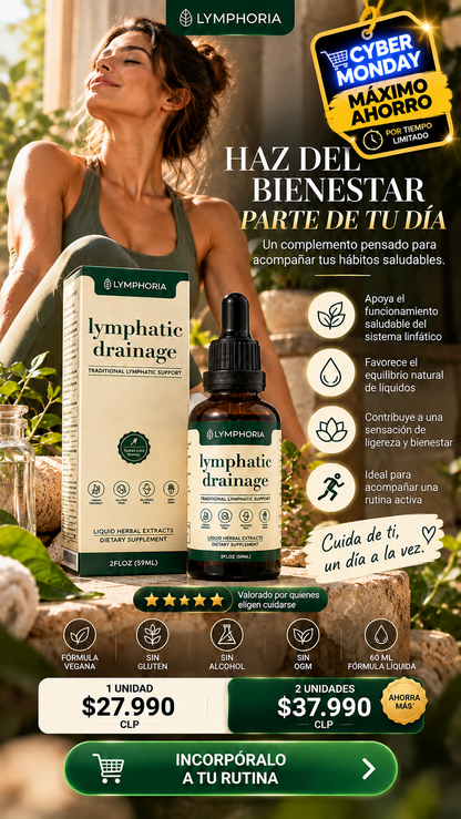 Lymphatic Drainage™ | Fórmula Herbal para el Bienestar Linfático