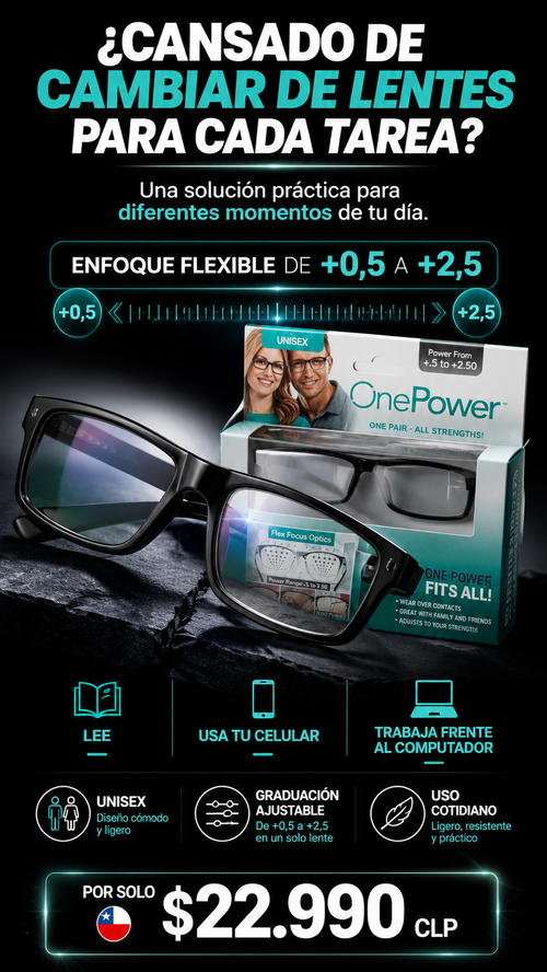 Lentes One Power™ de Enfoque Flexible