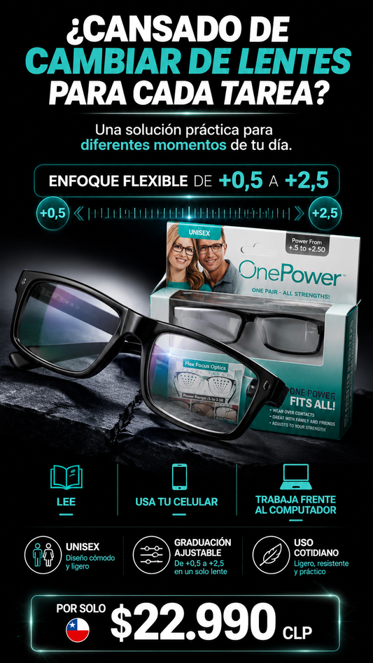 Lentes One Power™ de Enfoque Flexible