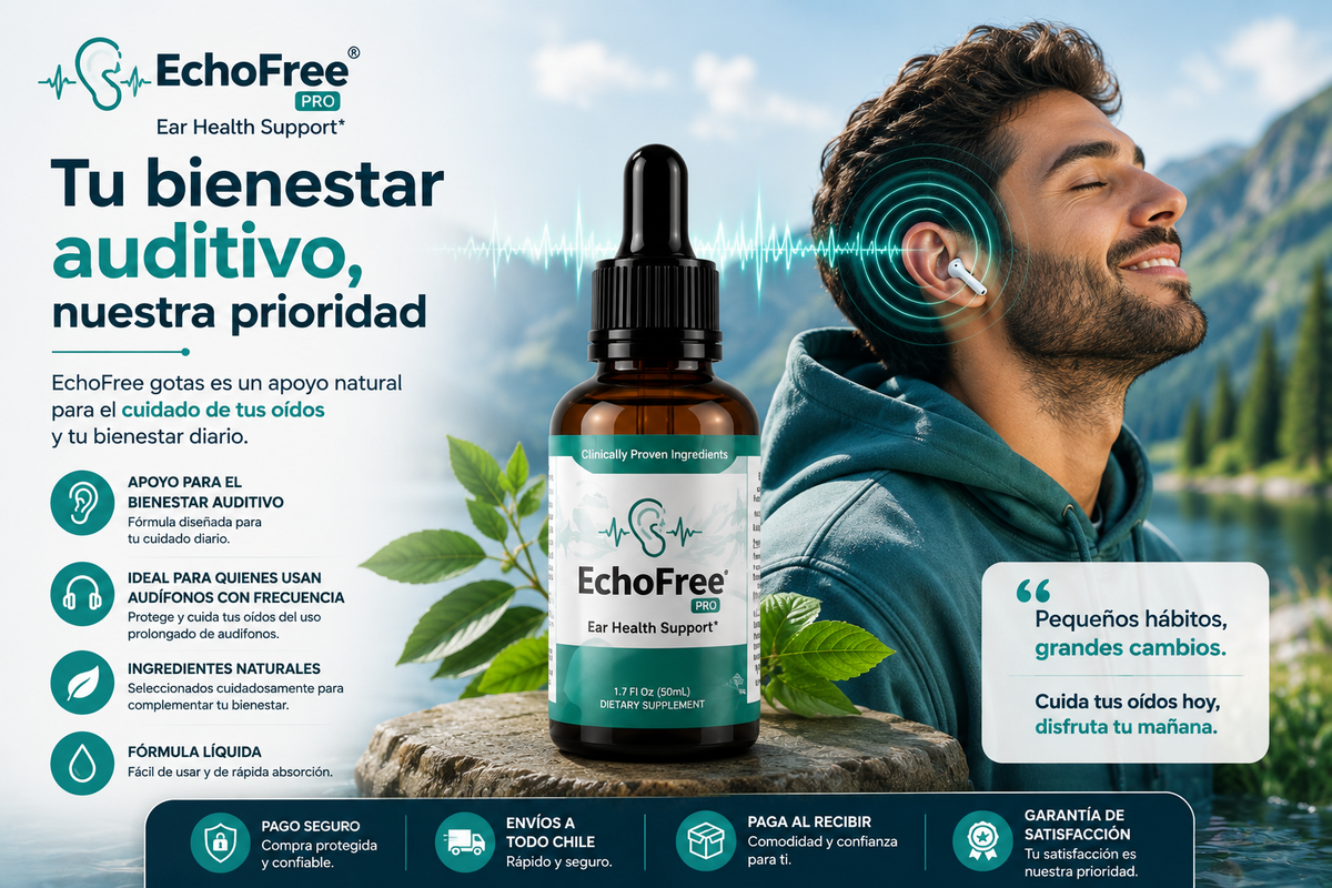 EchoFree® — Gotas para el Cuidado Auditivo