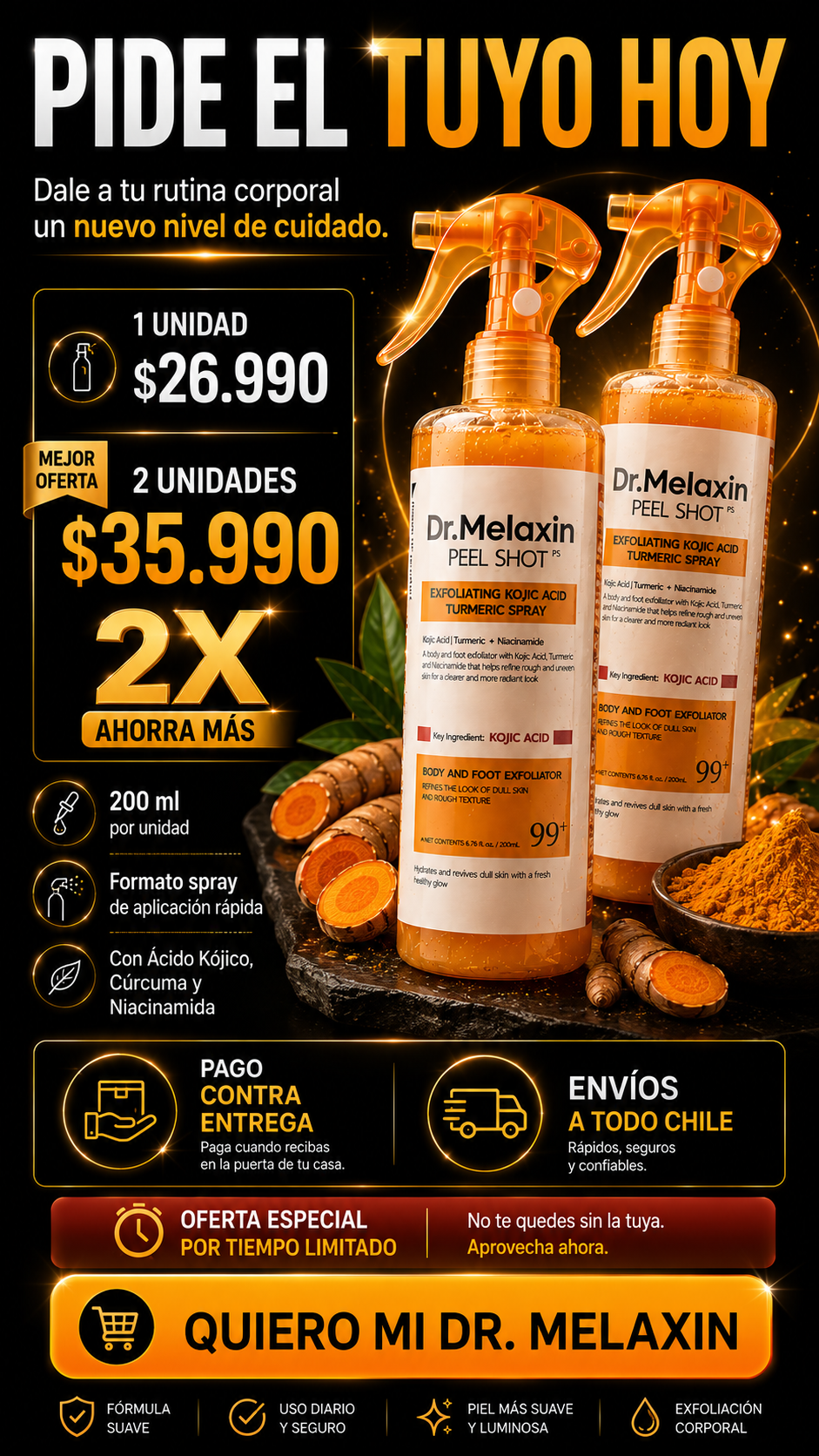 DR. MELAXIN™ — PEEL SHOT