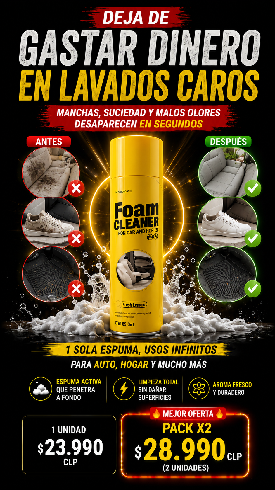 Espuma Limpiadora FOAM CLEANER™