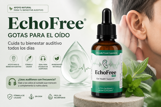 EchoFree® — Gotas para el Cuidado Auditivo
